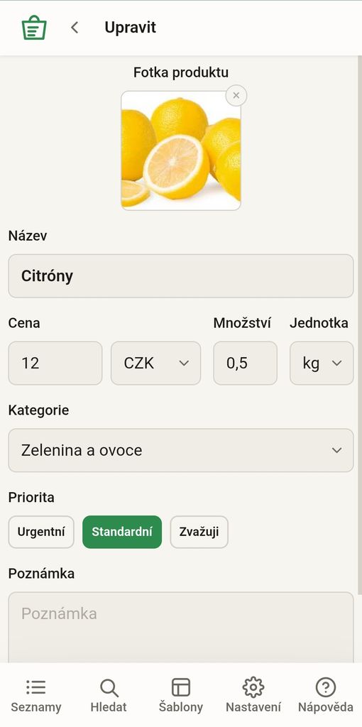 Shopindex – prioritný zoznam s urgentným zvýraznením
